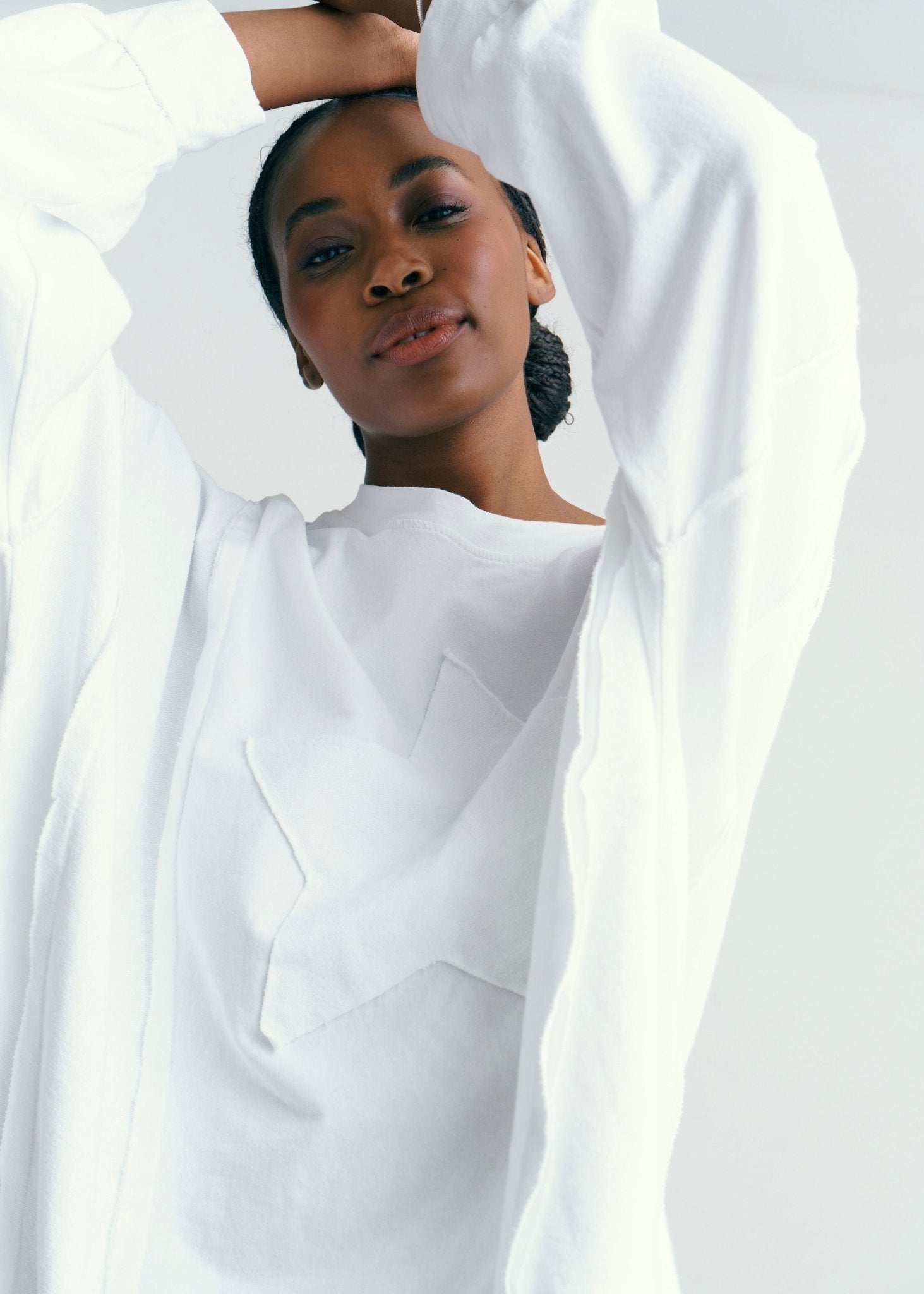 View our San Onofre Crew Neck Top With Star Print In White - by Tribute Store