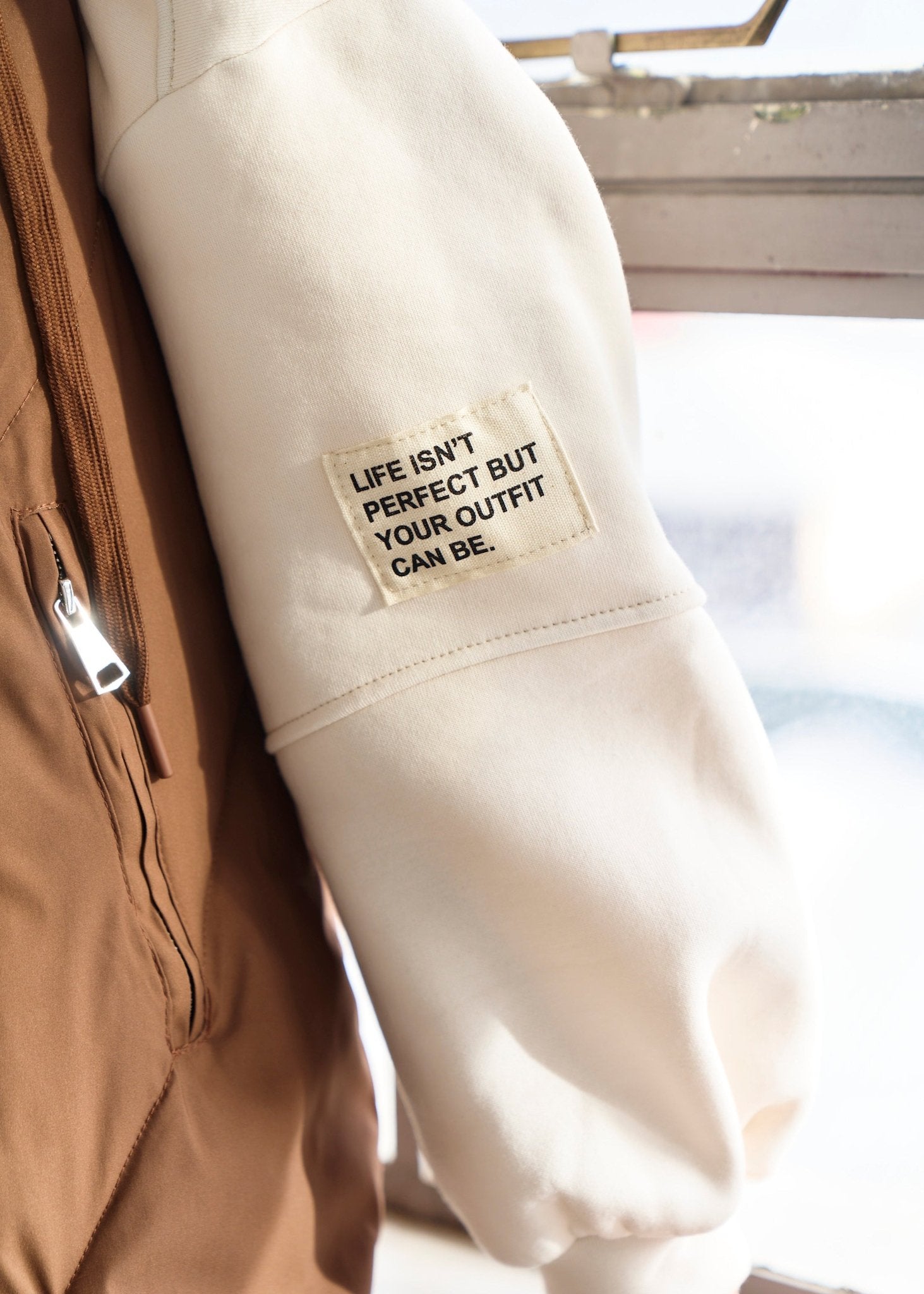 View our Scandi Sleeveless Down Feather Winter Puffer Jacket in Coffee - by Tribute Store