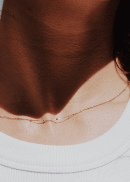 View our Silver Italian Waterproof Modern Dotted Necklace - by Tribute Store