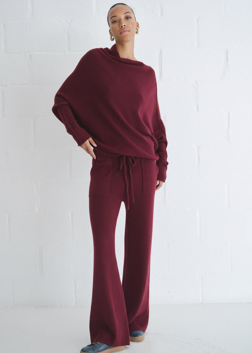 View our Sofia Italian Batwing Knit in Navy - by Tribute Store