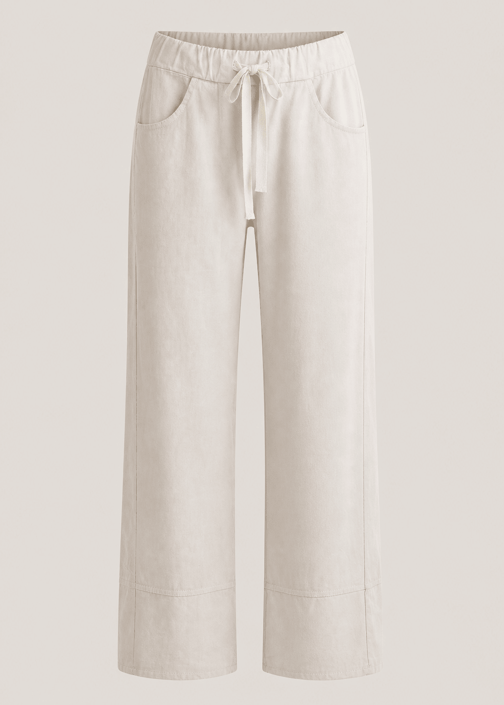View our Straight Leg Italian Pants In Beige - by Tribute Store