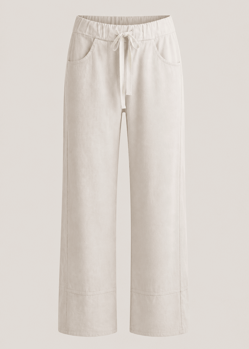 View our Straight Leg Italian Pants In Beige - by Tribute Store