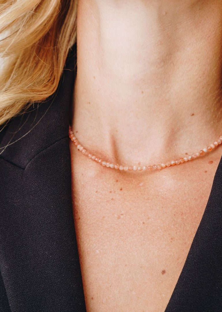 View our Sunstone Choker Necklace - by Tribute Store