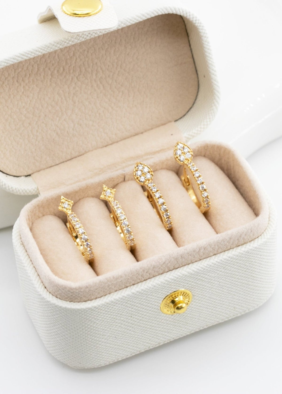 View our Teardrop Huggie Earring - by Tribute Store