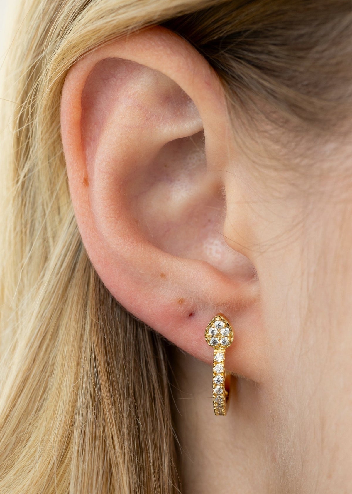 View our Teardrop Huggie Earring - by Tribute Store