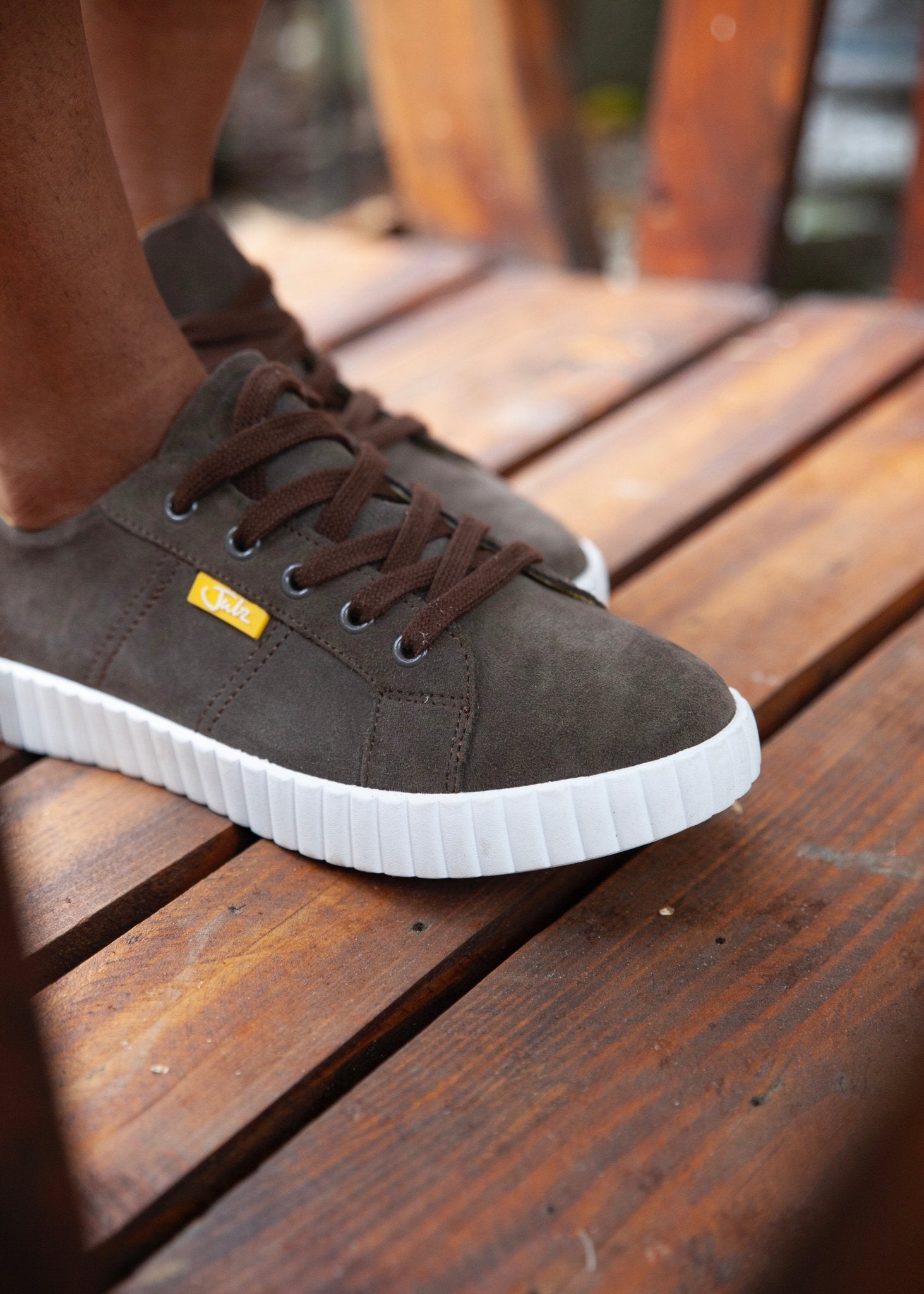 View our Valentina Leather Sneaker In Chestnut - by Tribute Store