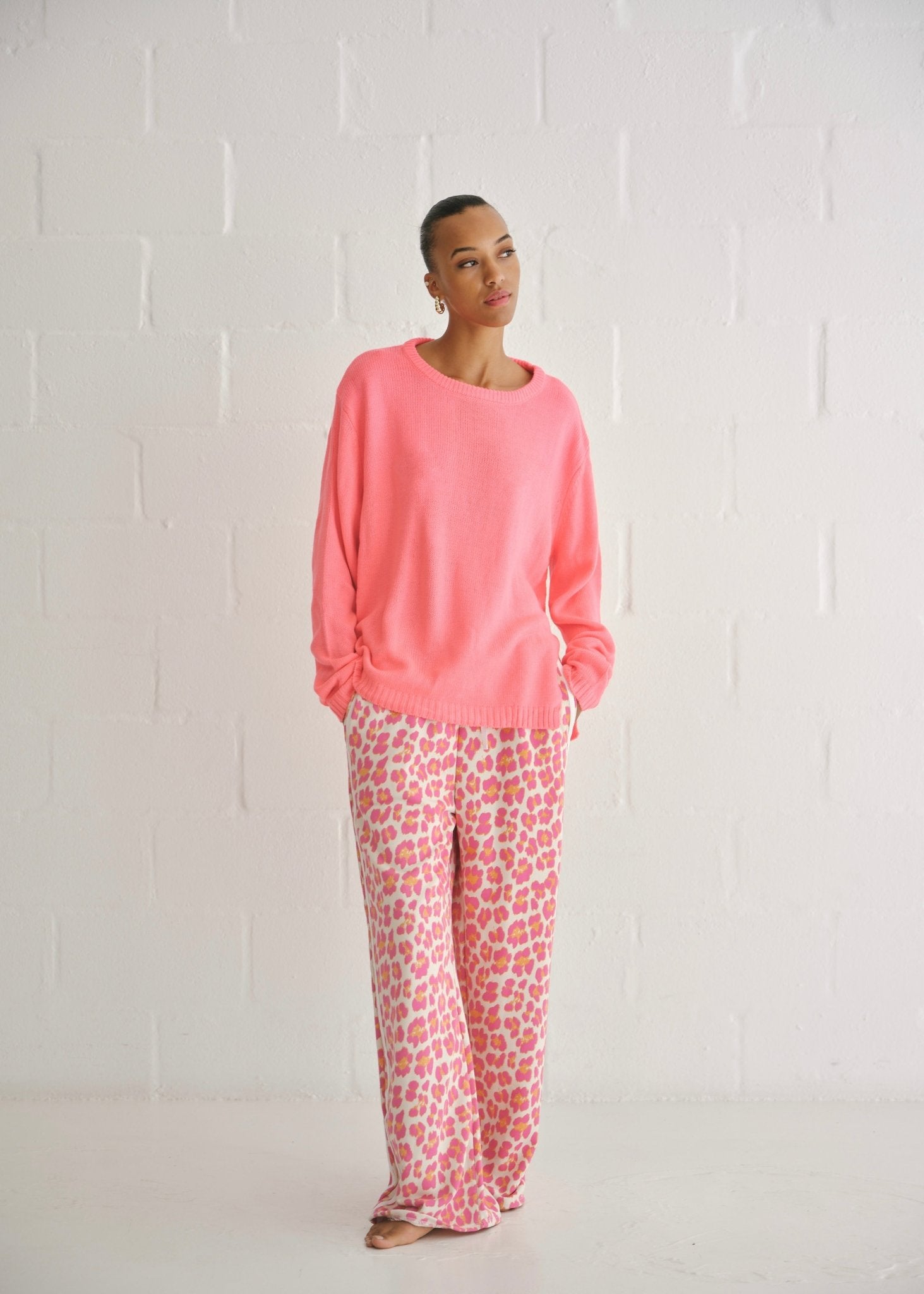 View our Vibrant Coral Oversized Knit - by Tribute Store