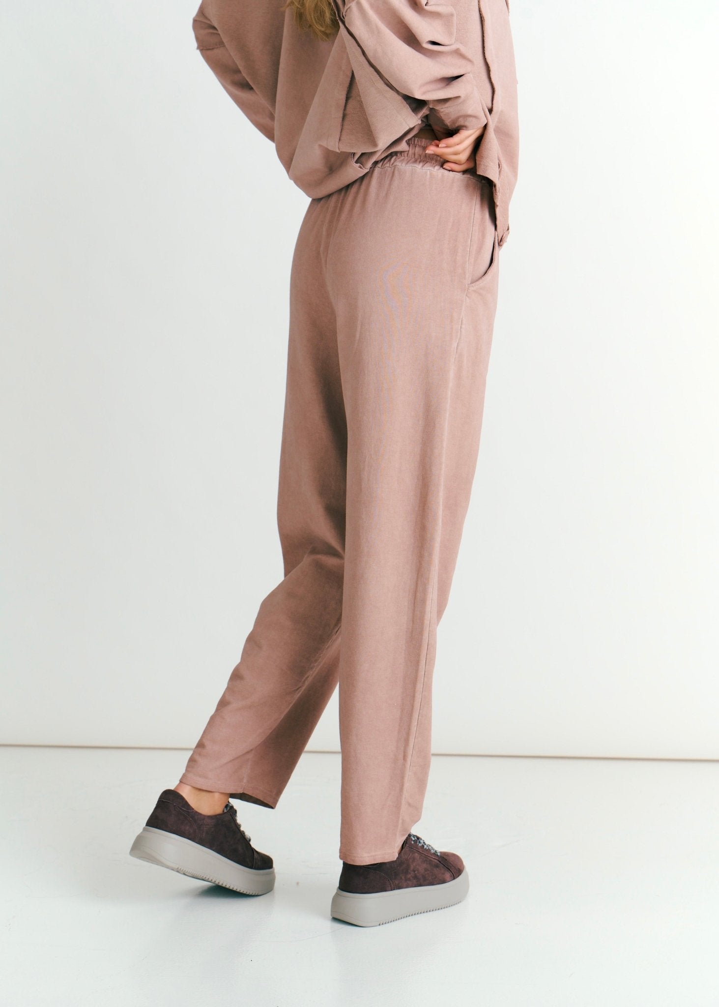 View our Wide Leg Pants In Salmon - by Tribute Store