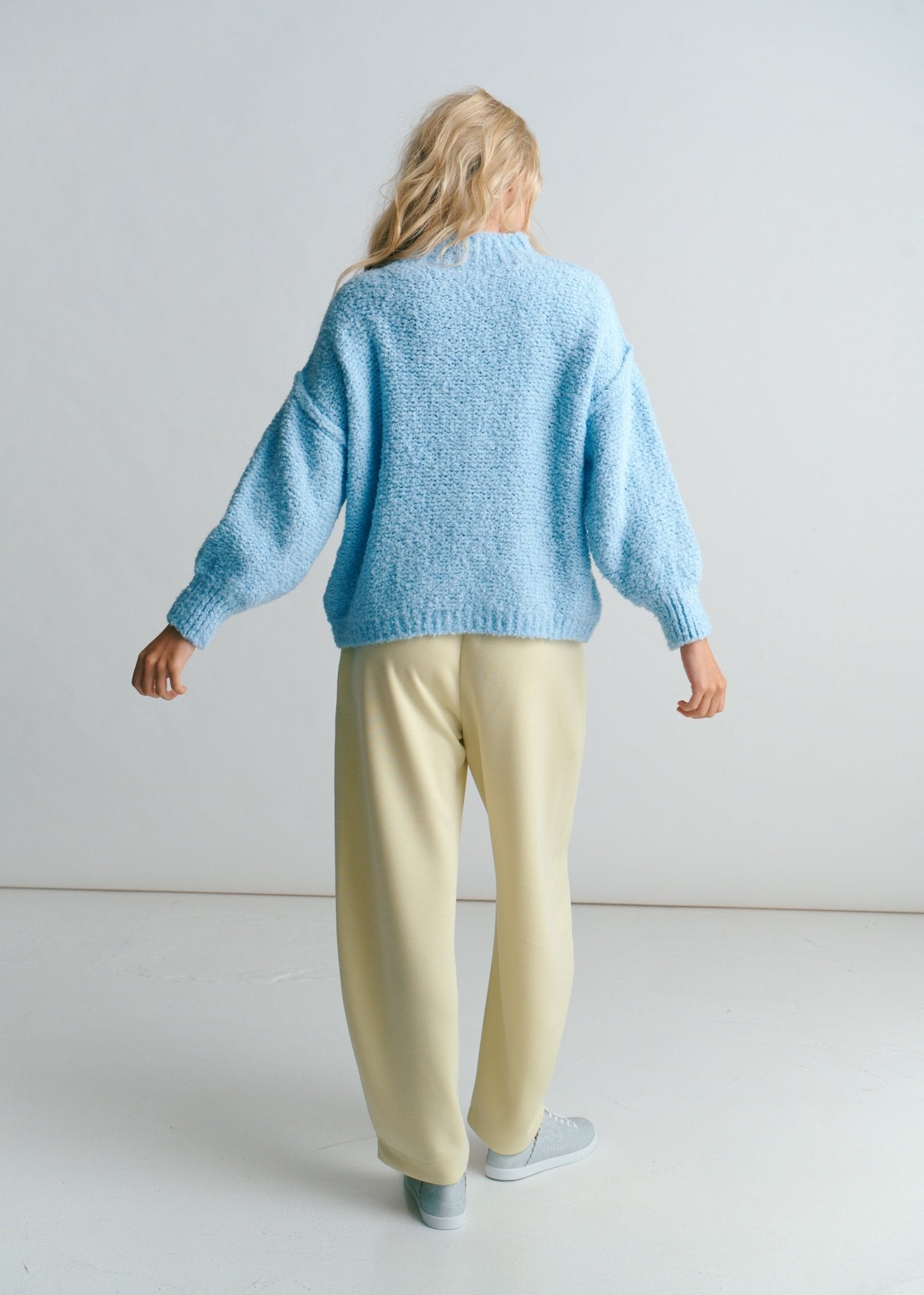 View our Zermatt Chunky Oversized Knit In Sky Blue - by Tribute Store