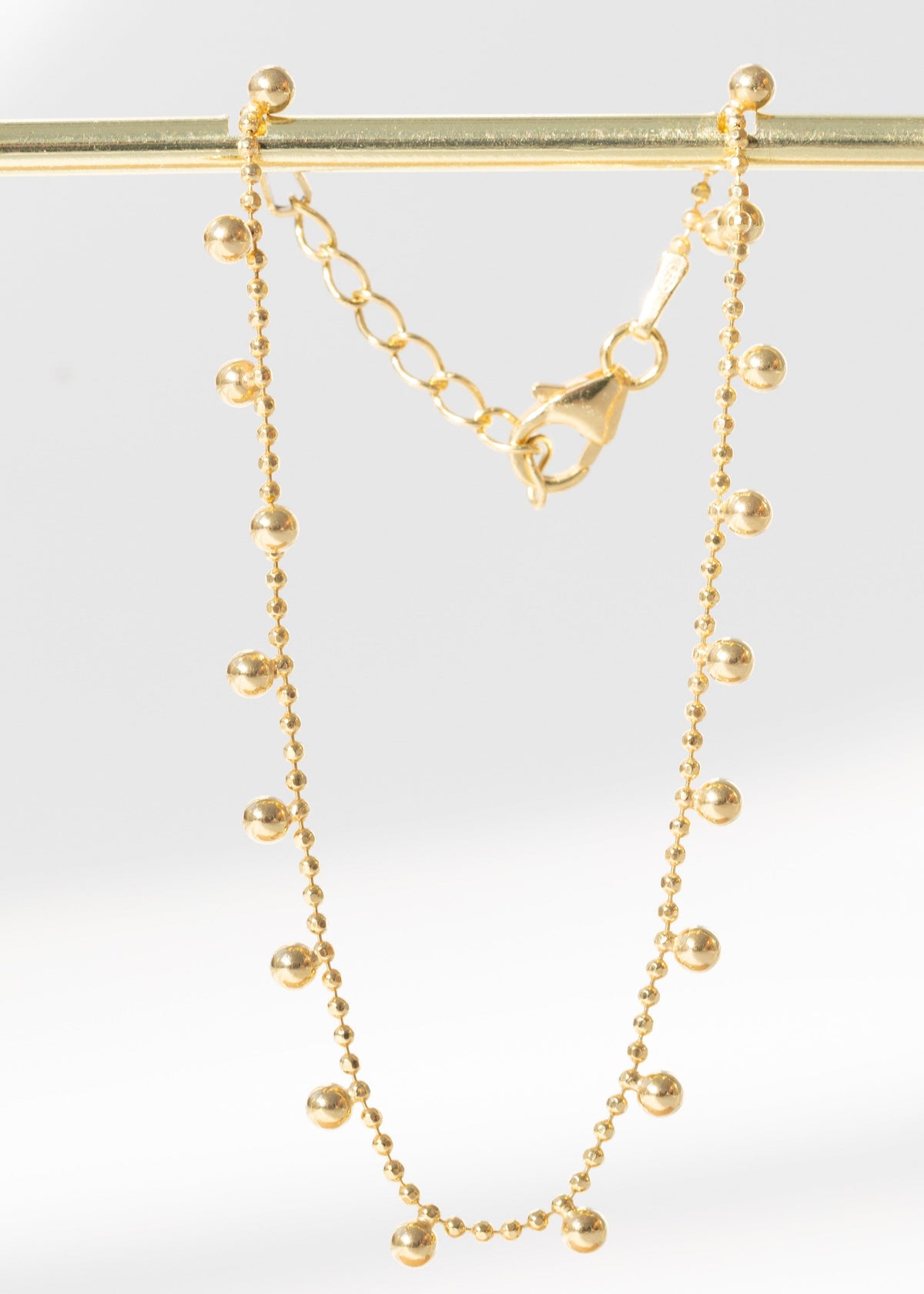 Italian Waterproof dangling ball bracelet