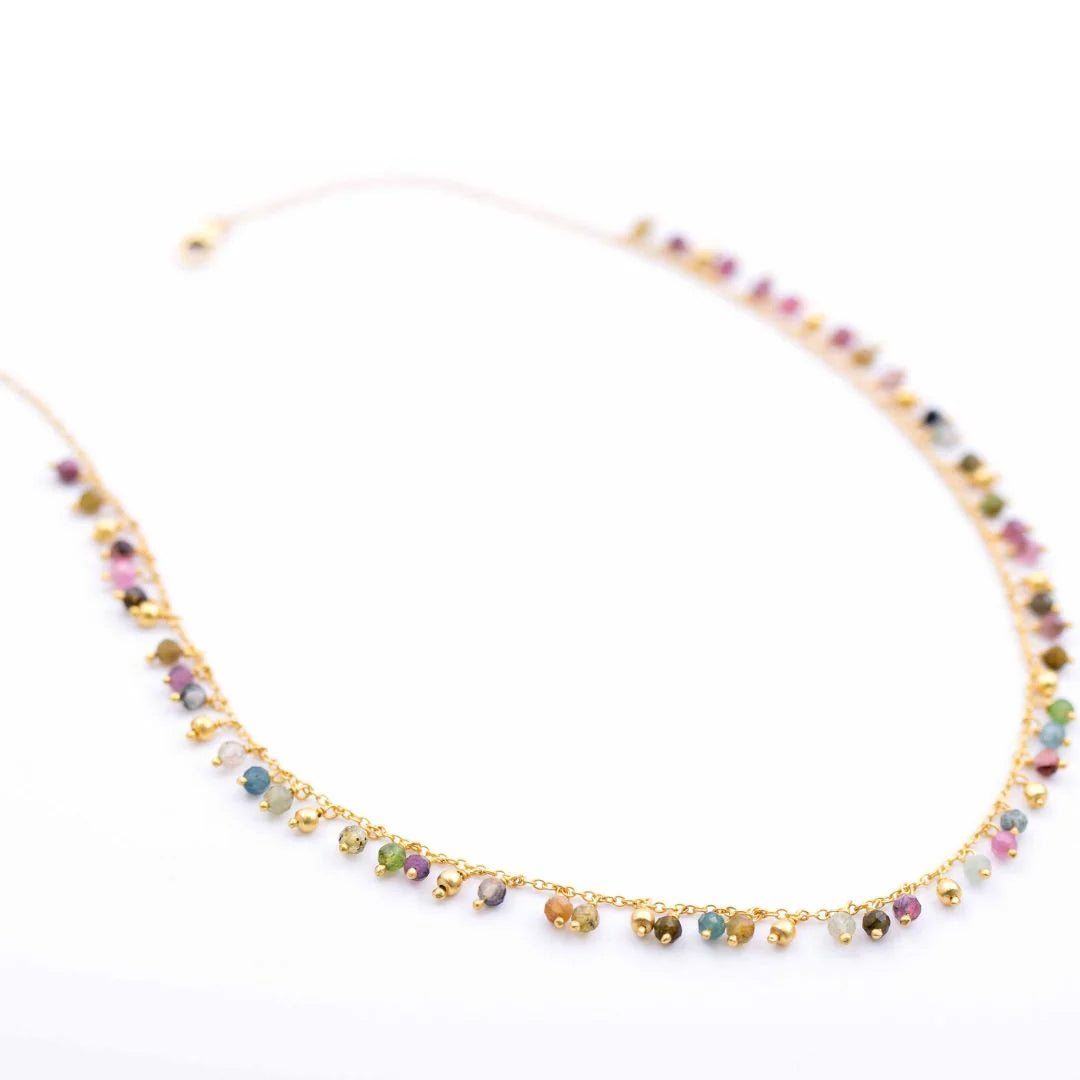 Tourmaline Charm NecklaceACCESSORIES - Tribute Store