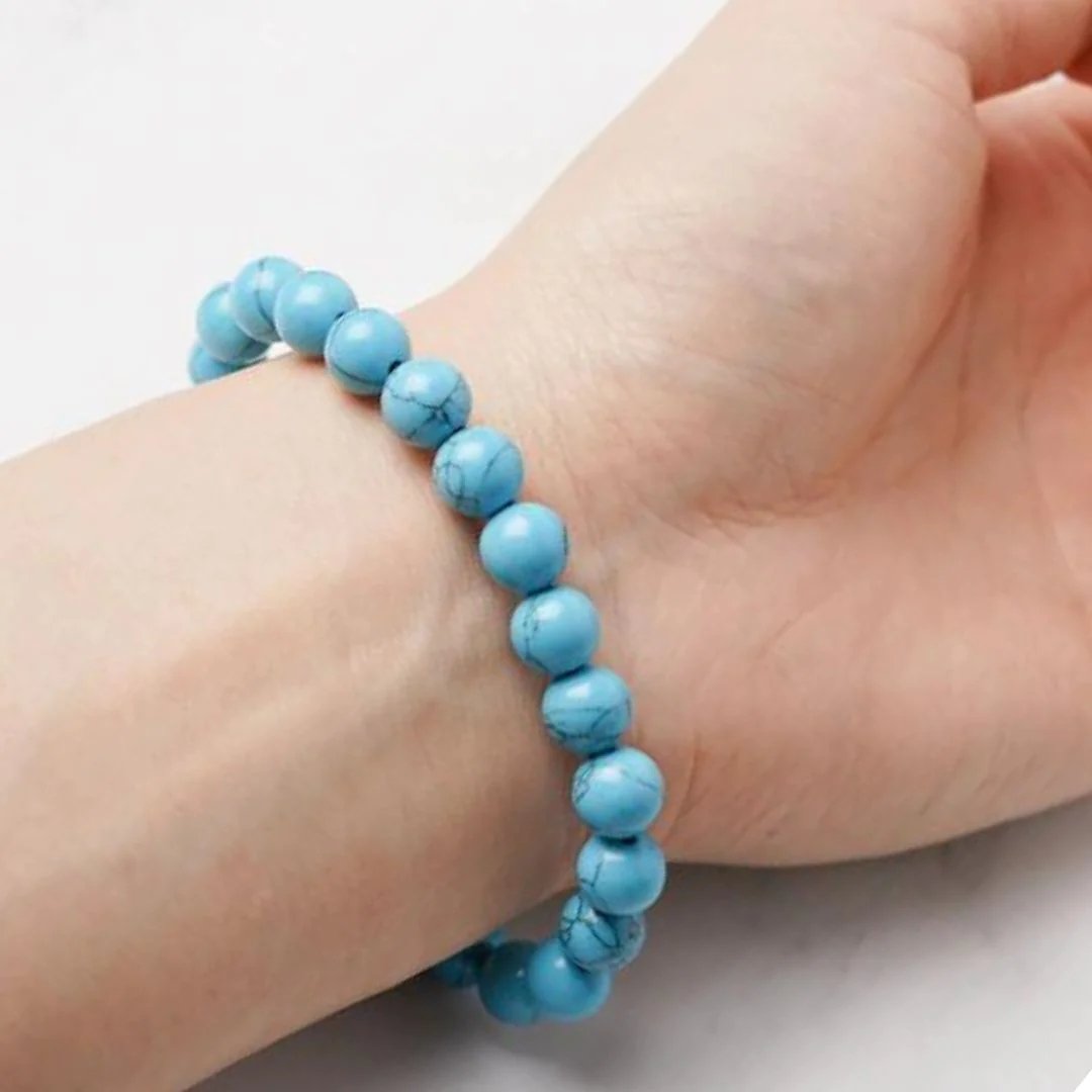 Blue Magnesite Stone Bracelet - Tribute StoreRobyn Real Jewels