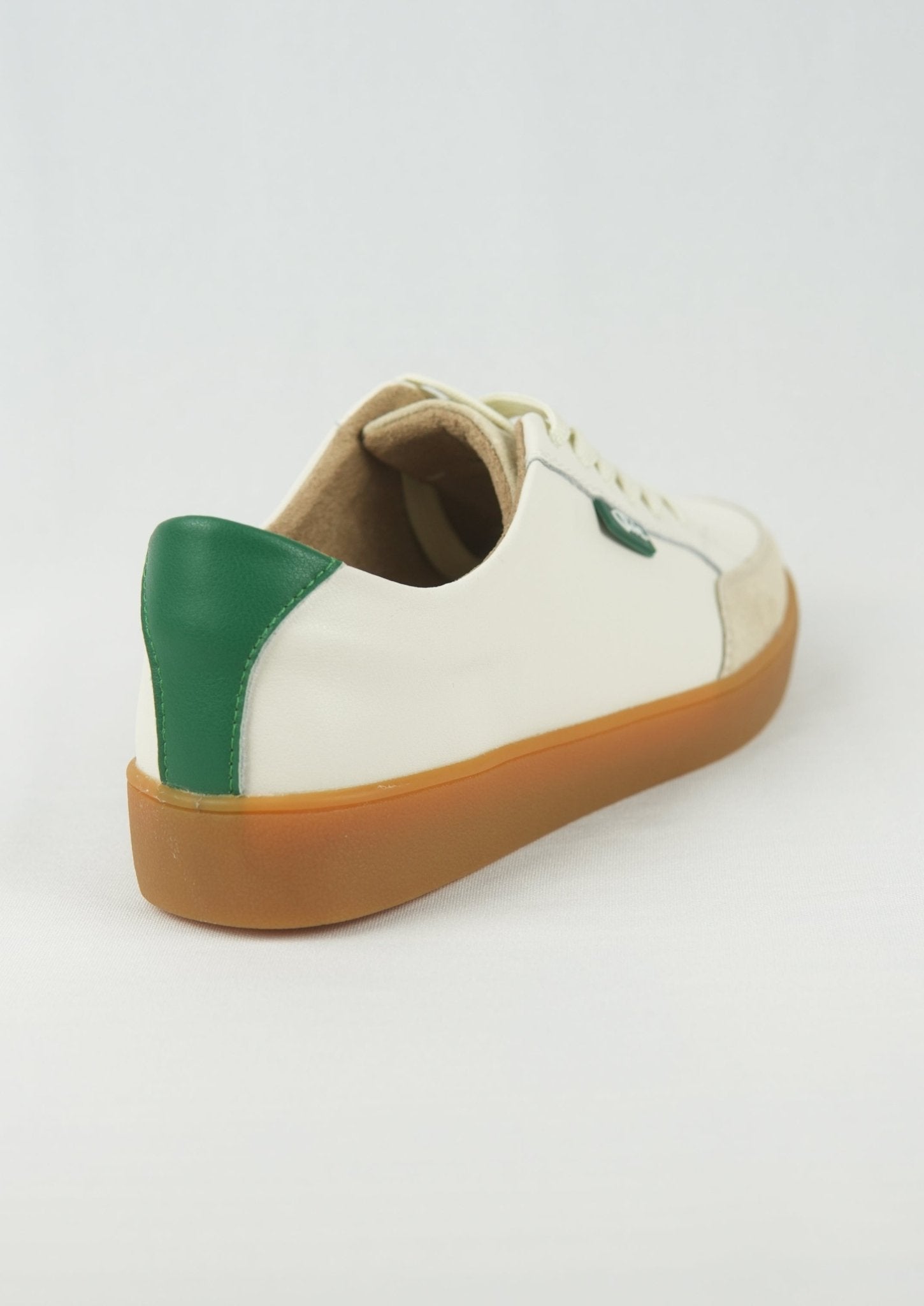 Cara Sneaker In Beige And Green - Tribute StoreJulz
