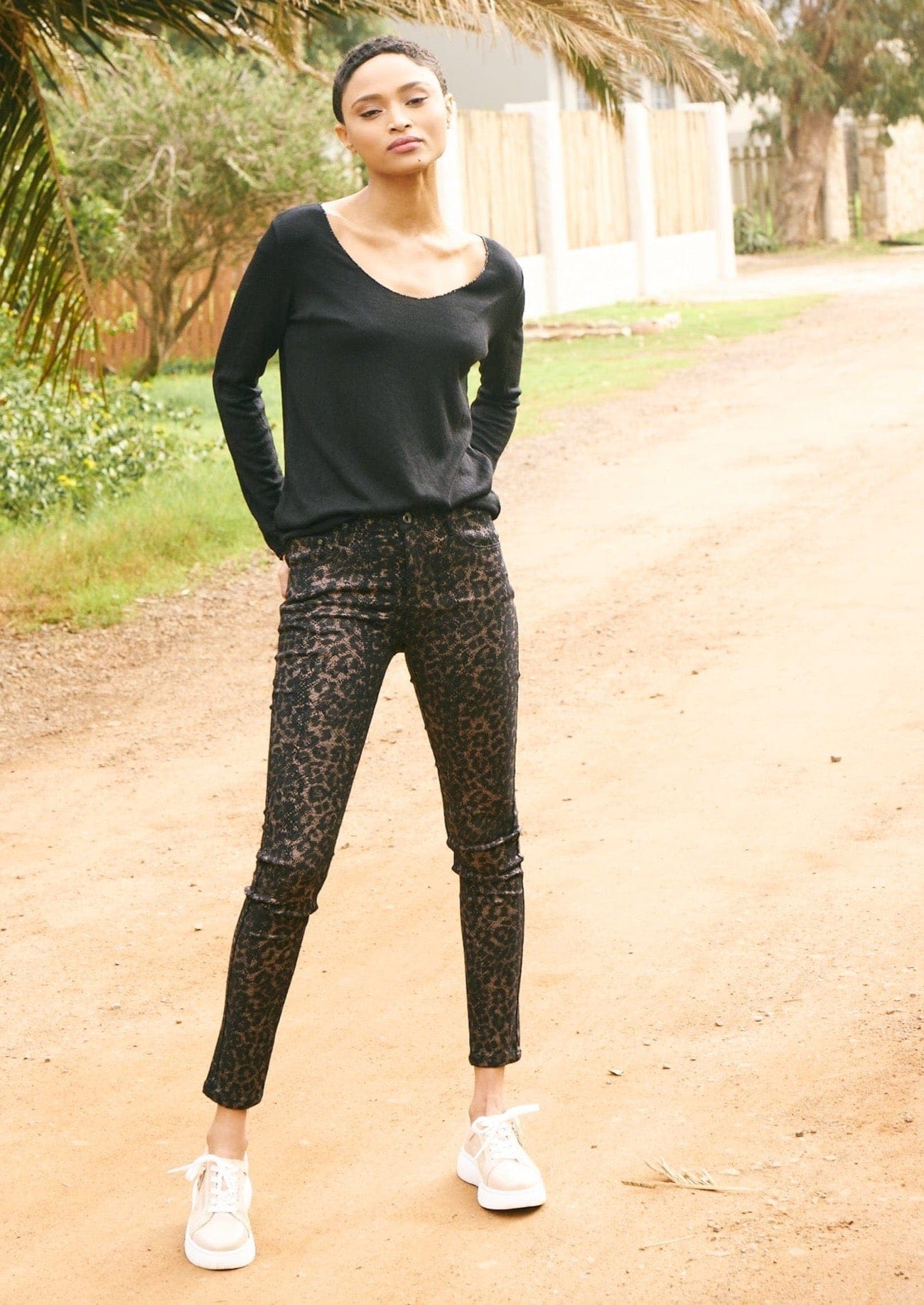 Leopard-print pants in black - Tom Ford | Mytheresa