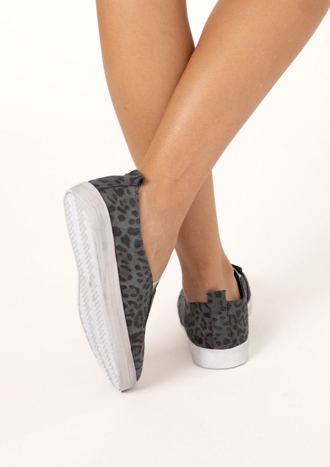 Grey leopard sale print shoes