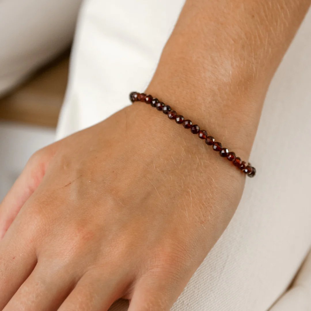 Garnet Stone Bracelet - Tribute StoreRobyn Real Jewels