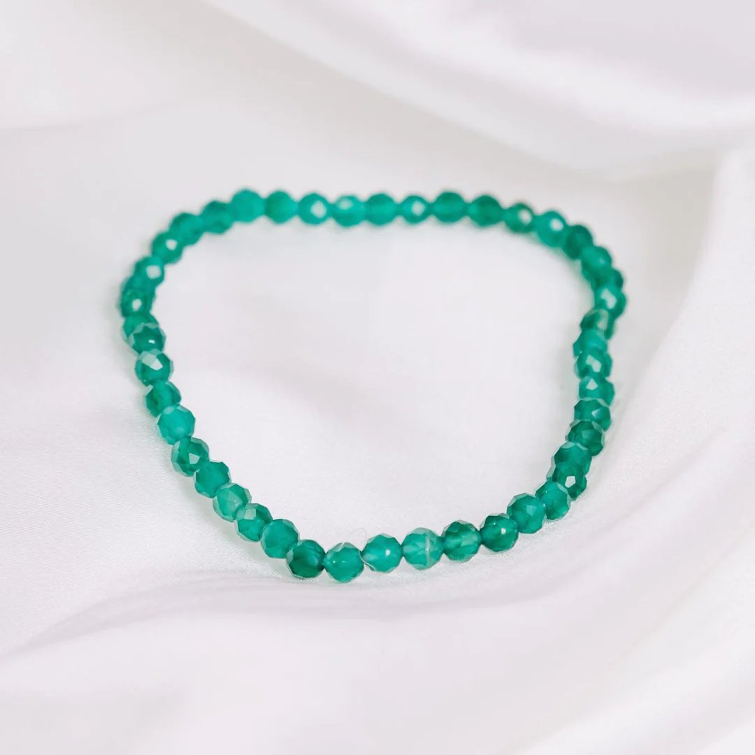 Green Onyx Facetted Bracelet - Tribute StoreRobyn Real Jewels