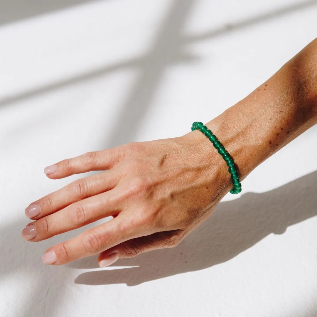 Green Onyx Round Bracelet - Tribute StoreRobyn Real Jewels