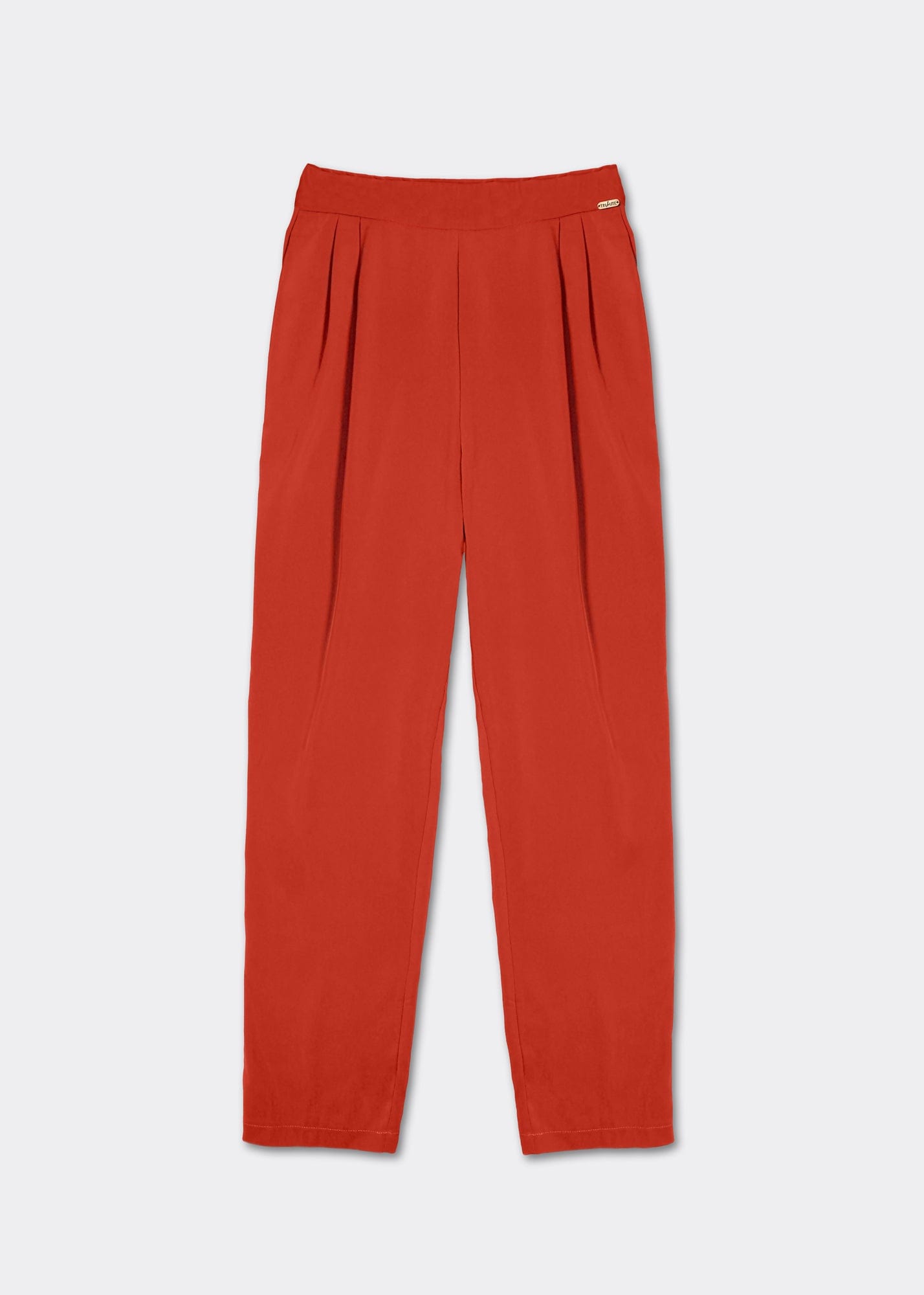 High Waisted Cigarette Pants In Rust - Tribute StoreTRIBUTE