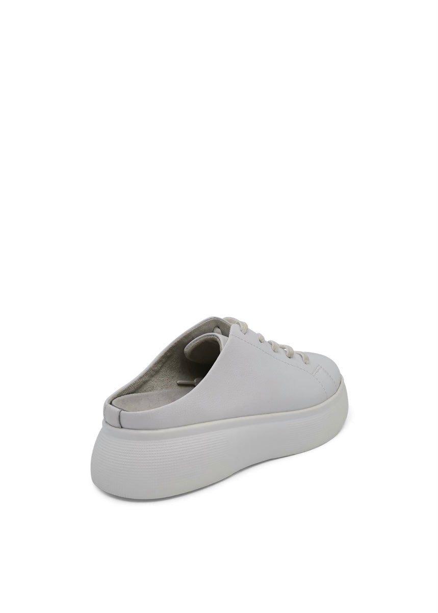 Maddox Leather Slip On Sneaker In White - Tribute StoreJulz