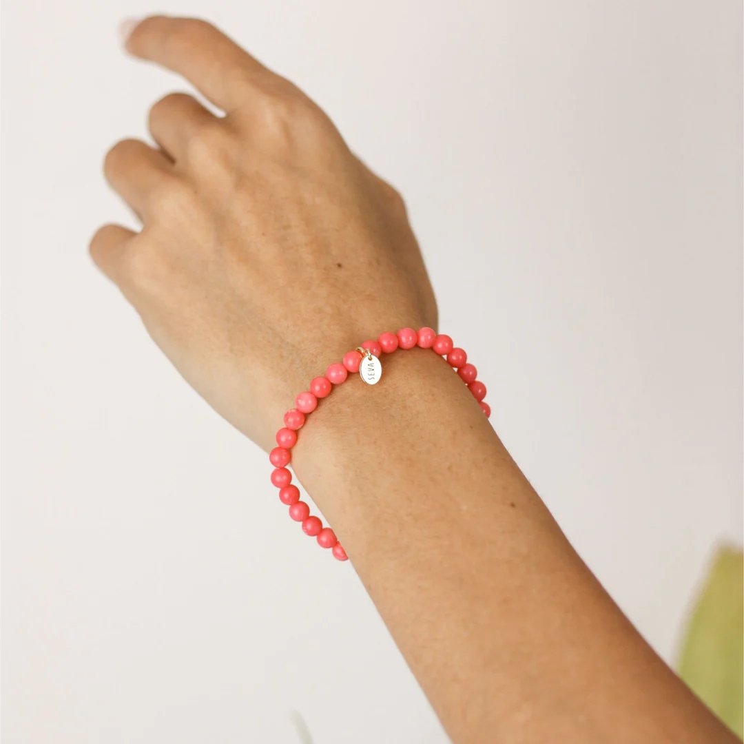 Pink Coral Bracelet - Tribute StoreRobyn Real Jewels
