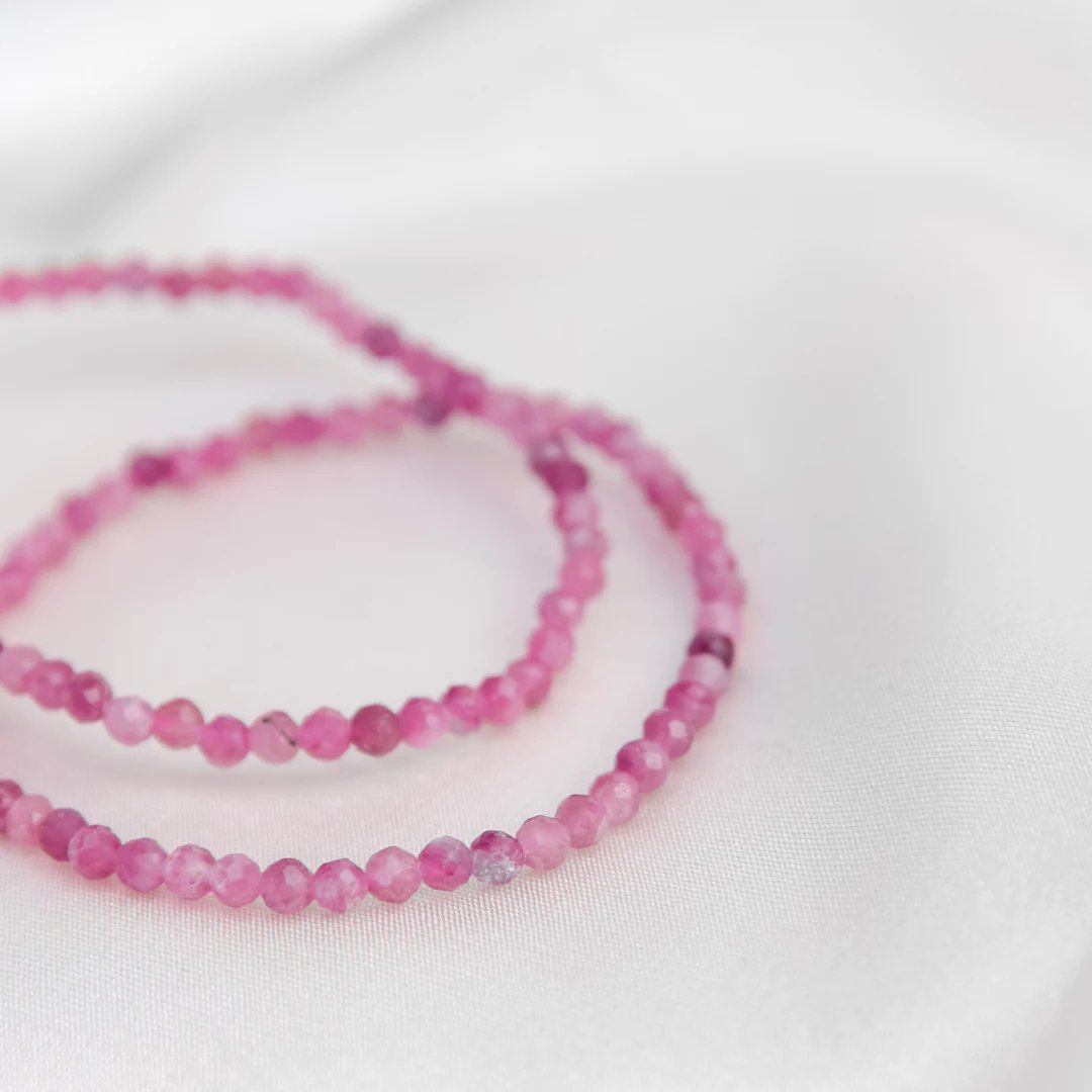Pink Tourmaline Stone Bracelet - Tribute StoreRobyn Real Jewels