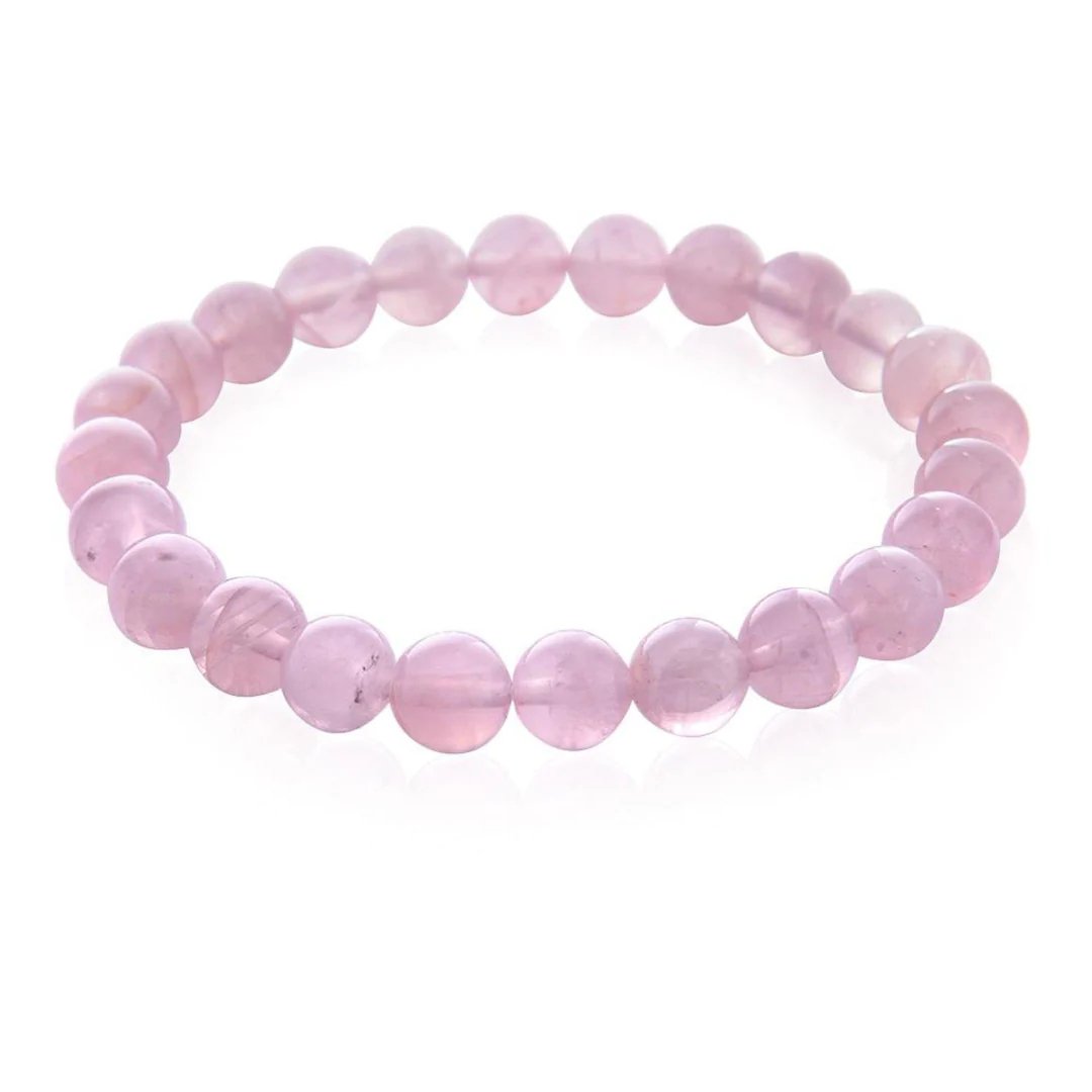 Rose Quartz Stone Bracelet - Tribute StoreRobyn Real Jewels